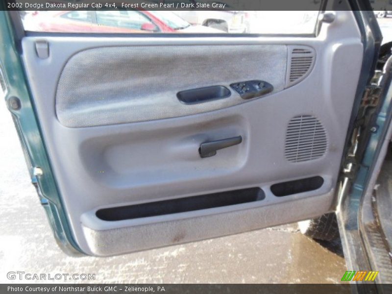 Forest Green Pearl / Dark Slate Gray 2002 Dodge Dakota Regular Cab 4x4