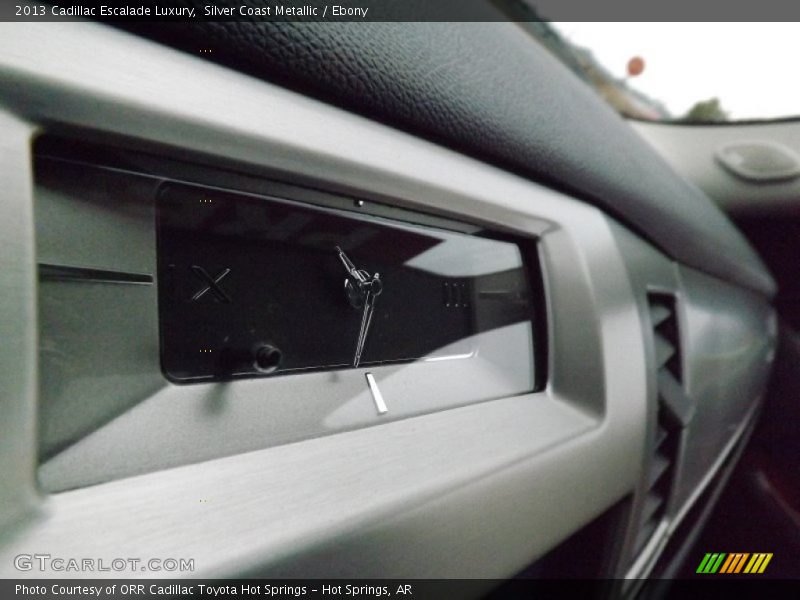 Silver Coast Metallic / Ebony 2013 Cadillac Escalade Luxury