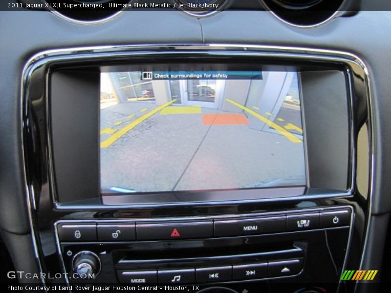 Ultimate Black Metallic / Jet Black/Ivory 2011 Jaguar XJ XJL Supercharged