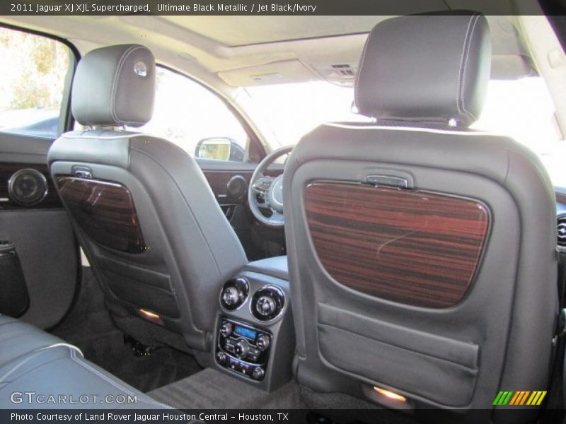 Ultimate Black Metallic / Jet Black/Ivory 2011 Jaguar XJ XJL Supercharged