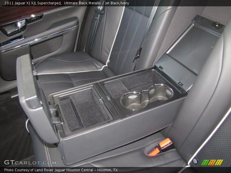 Ultimate Black Metallic / Jet Black/Ivory 2011 Jaguar XJ XJL Supercharged