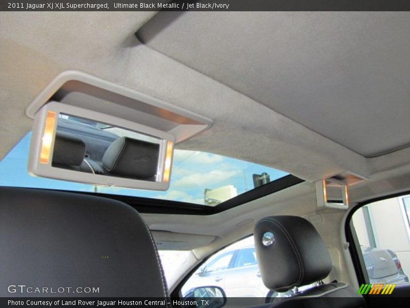 Ultimate Black Metallic / Jet Black/Ivory 2011 Jaguar XJ XJL Supercharged