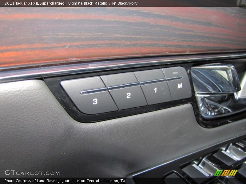 Ultimate Black Metallic / Jet Black/Ivory 2011 Jaguar XJ XJL Supercharged