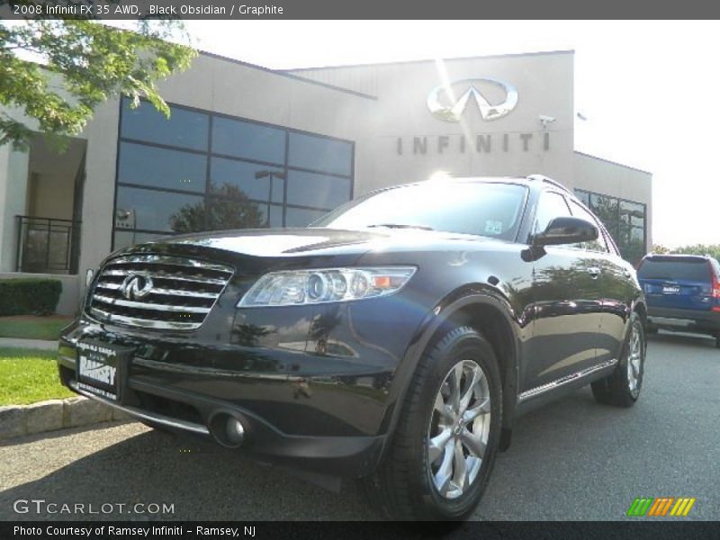 Black Obsidian / Graphite 2008 Infiniti FX 35 AWD