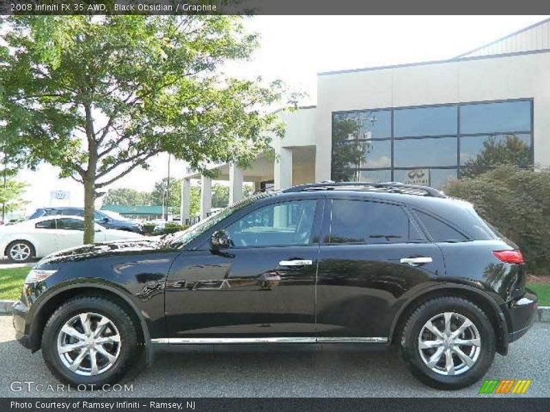 Black Obsidian / Graphite 2008 Infiniti FX 35 AWD