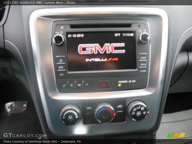 Summit White / Ebony 2013 GMC Acadia SLE AWD