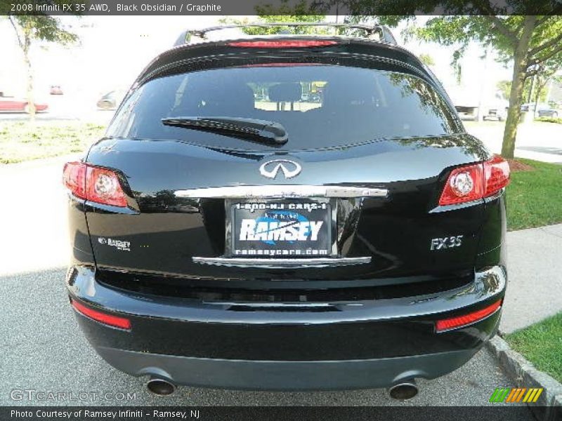Black Obsidian / Graphite 2008 Infiniti FX 35 AWD