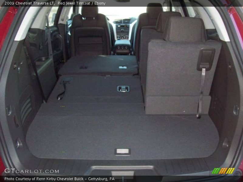 Red Jewel Tintcoat / Ebony 2009 Chevrolet Traverse LT