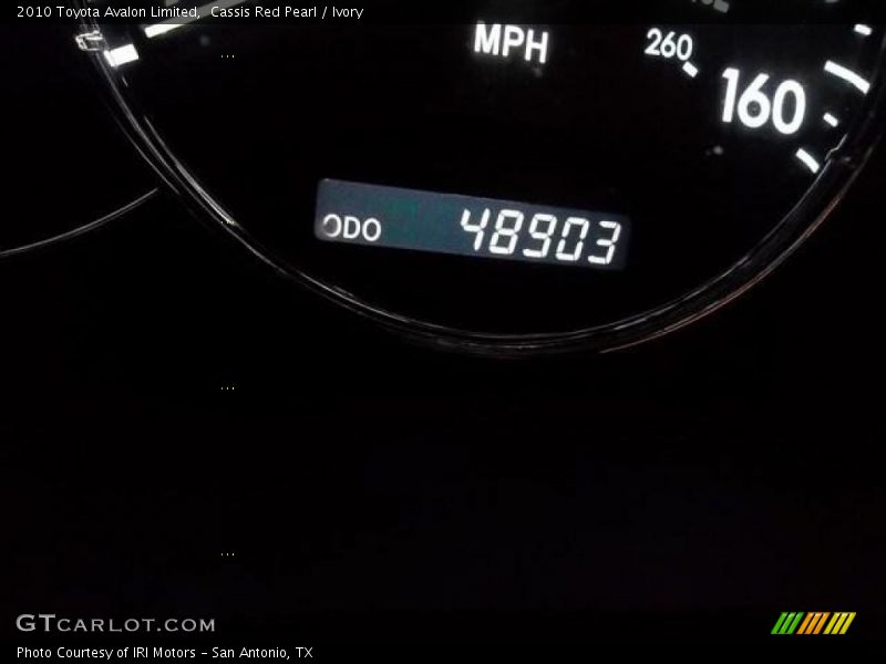 Cassis Red Pearl / Ivory 2010 Toyota Avalon Limited