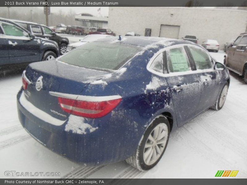 Luxo Blue Metallic / Medium Titanium 2013 Buick Verano FWD