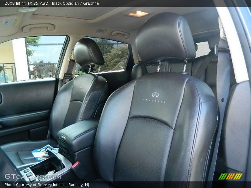  2008 FX 35 AWD Graphite Interior