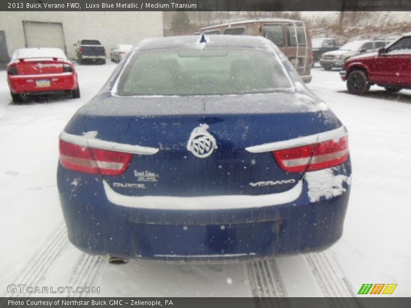 Luxo Blue Metallic / Medium Titanium 2013 Buick Verano FWD