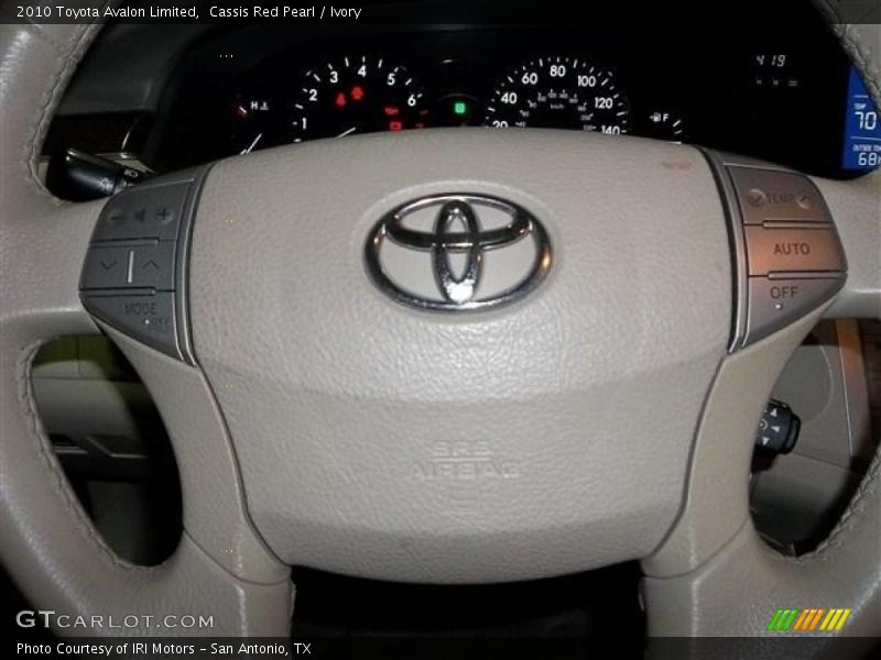 Cassis Red Pearl / Ivory 2010 Toyota Avalon Limited