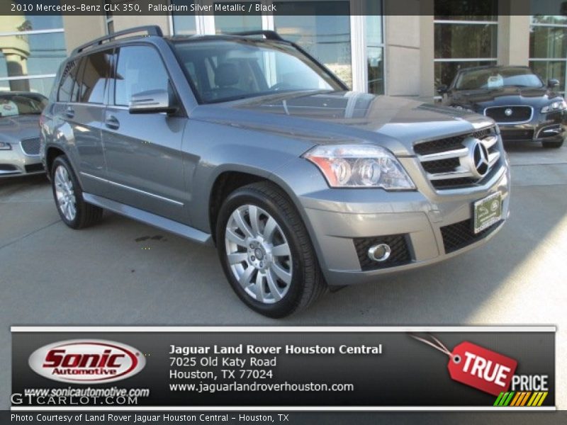 Palladium Silver Metallic / Black 2010 Mercedes-Benz GLK 350