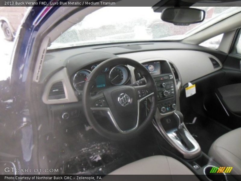 Luxo Blue Metallic / Medium Titanium 2013 Buick Verano FWD