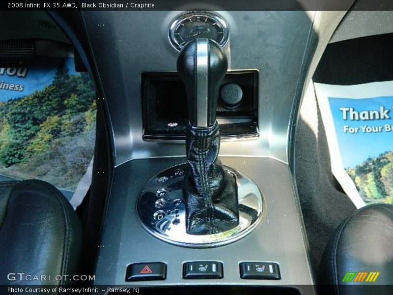  2008 FX 35 AWD 5 Speed Automatic Shifter