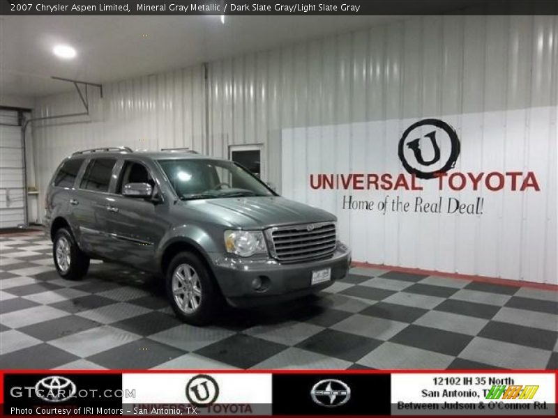 Mineral Gray Metallic / Dark Slate Gray/Light Slate Gray 2007 Chrysler Aspen Limited