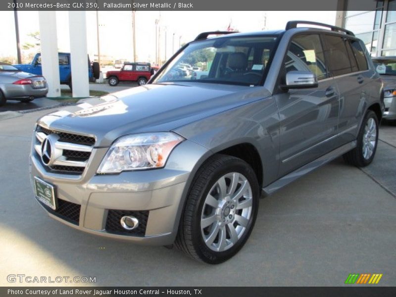 Palladium Silver Metallic / Black 2010 Mercedes-Benz GLK 350
