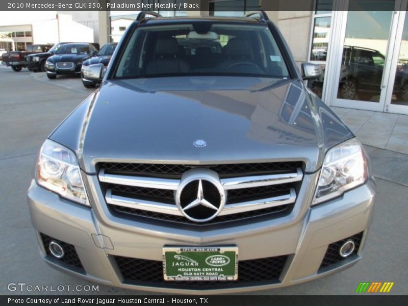 Palladium Silver Metallic / Black 2010 Mercedes-Benz GLK 350