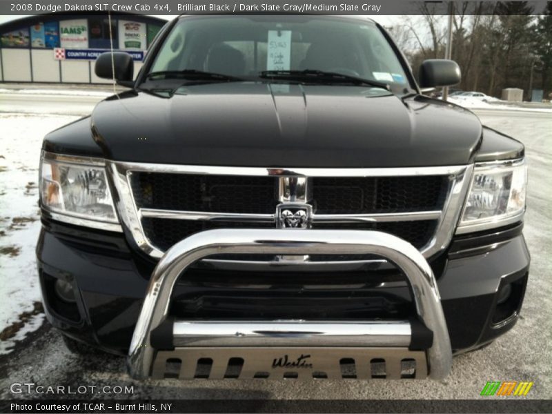 Brilliant Black / Dark Slate Gray/Medium Slate Gray 2008 Dodge Dakota SLT Crew Cab 4x4