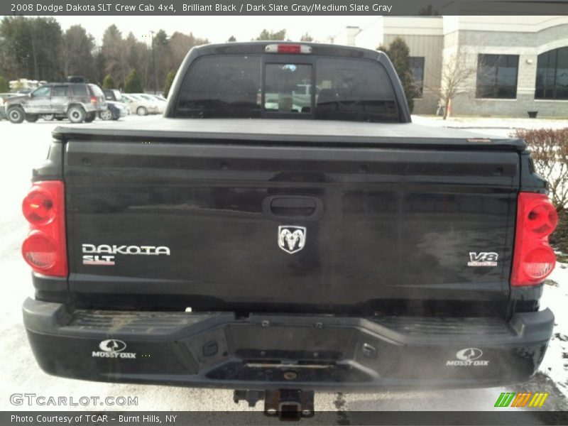 Brilliant Black / Dark Slate Gray/Medium Slate Gray 2008 Dodge Dakota SLT Crew Cab 4x4