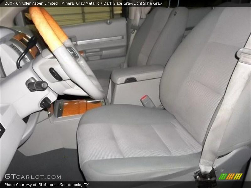 Mineral Gray Metallic / Dark Slate Gray/Light Slate Gray 2007 Chrysler Aspen Limited