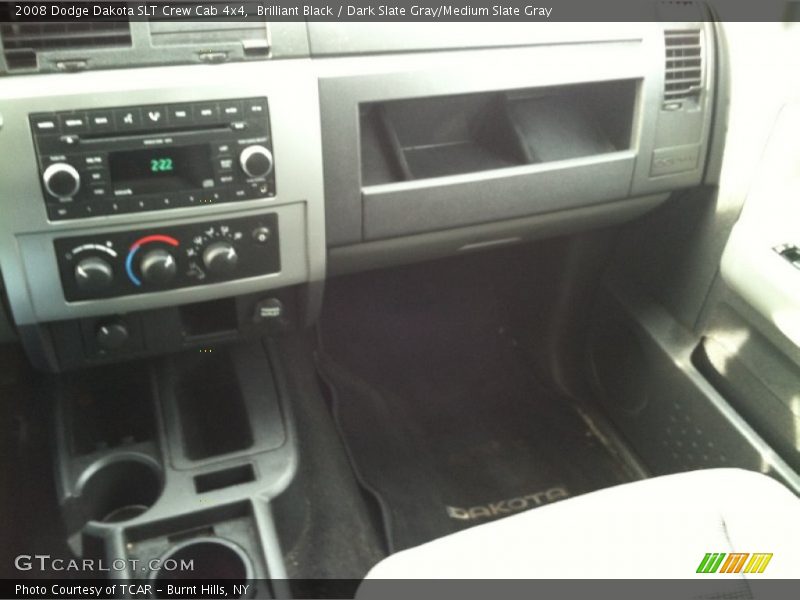 Brilliant Black / Dark Slate Gray/Medium Slate Gray 2008 Dodge Dakota SLT Crew Cab 4x4