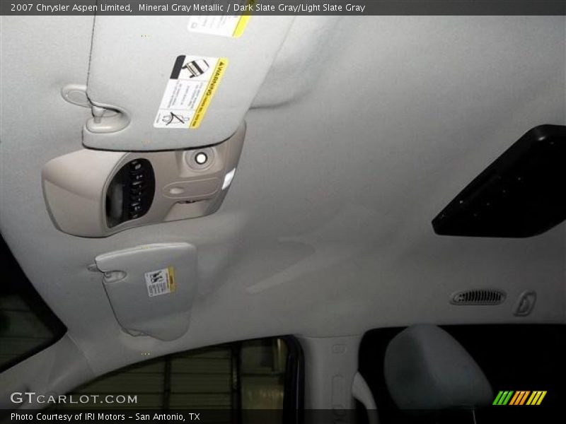 Mineral Gray Metallic / Dark Slate Gray/Light Slate Gray 2007 Chrysler Aspen Limited