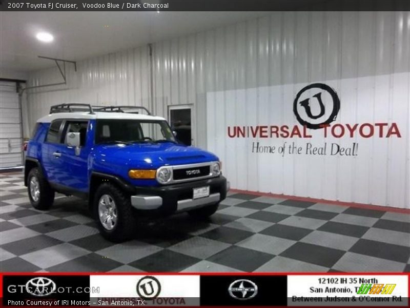 Voodoo Blue / Dark Charcoal 2007 Toyota FJ Cruiser