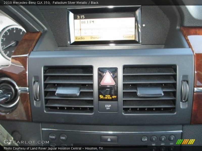 Palladium Silver Metallic / Black 2010 Mercedes-Benz GLK 350