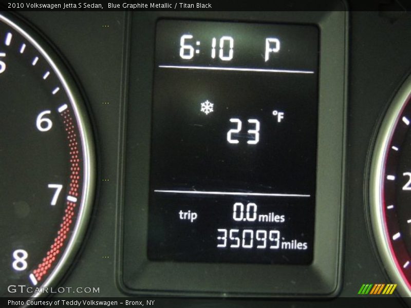 Blue Graphite Metallic / Titan Black 2010 Volkswagen Jetta S Sedan