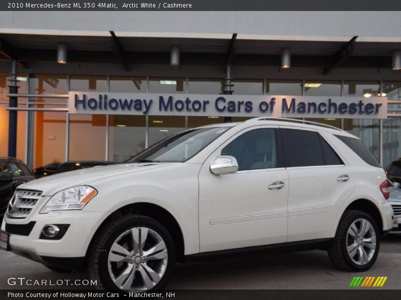 Arctic White / Cashmere 2010 Mercedes-Benz ML 350 4Matic