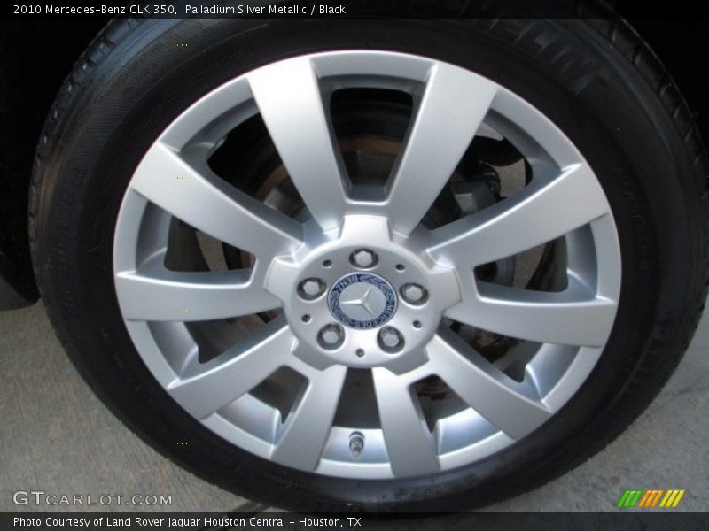 Palladium Silver Metallic / Black 2010 Mercedes-Benz GLK 350