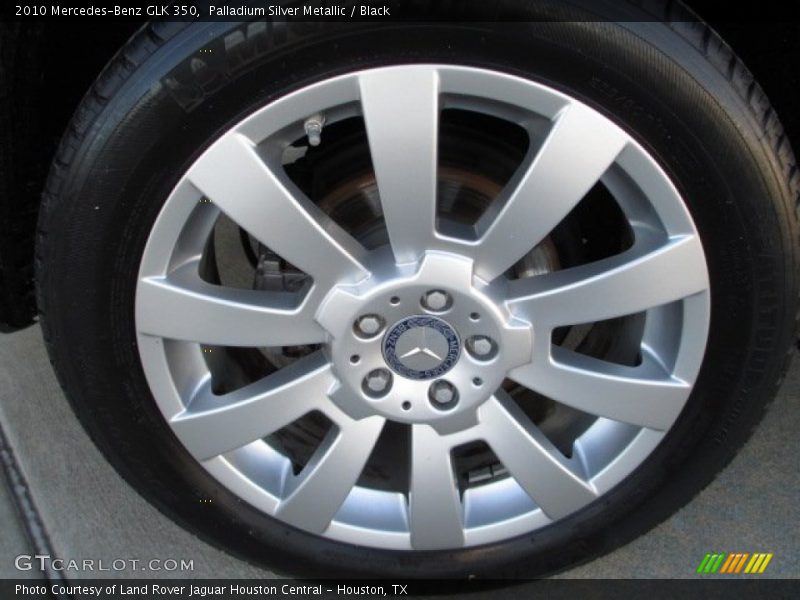 Palladium Silver Metallic / Black 2010 Mercedes-Benz GLK 350