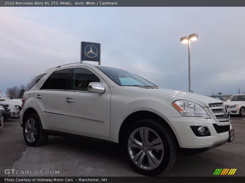 Arctic White / Cashmere 2010 Mercedes-Benz ML 350 4Matic
