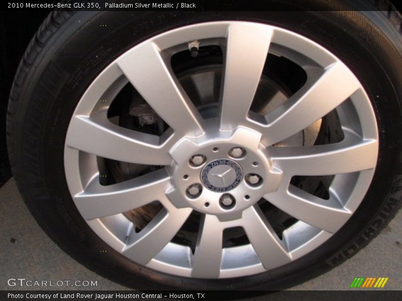 Palladium Silver Metallic / Black 2010 Mercedes-Benz GLK 350