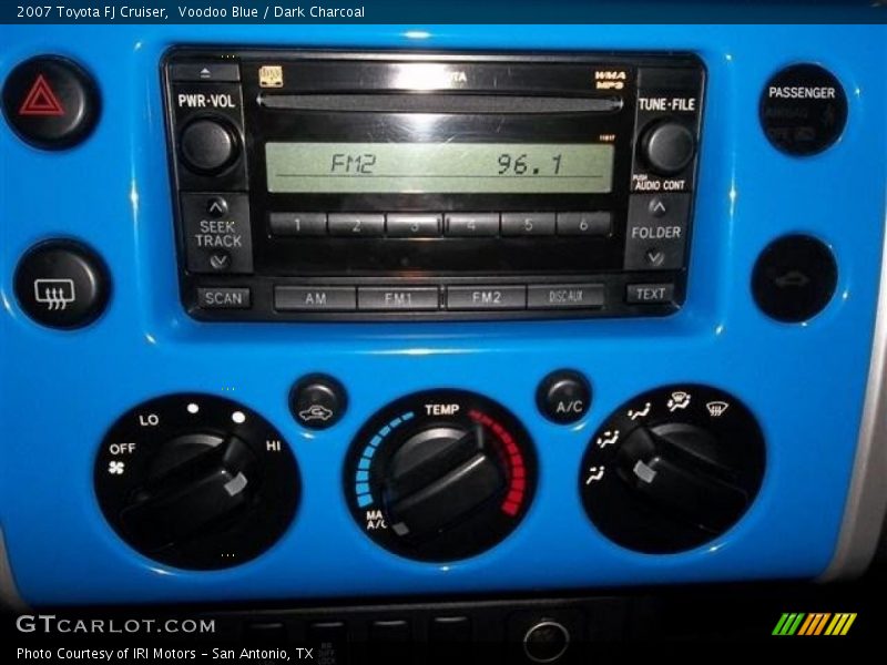 Voodoo Blue / Dark Charcoal 2007 Toyota FJ Cruiser
