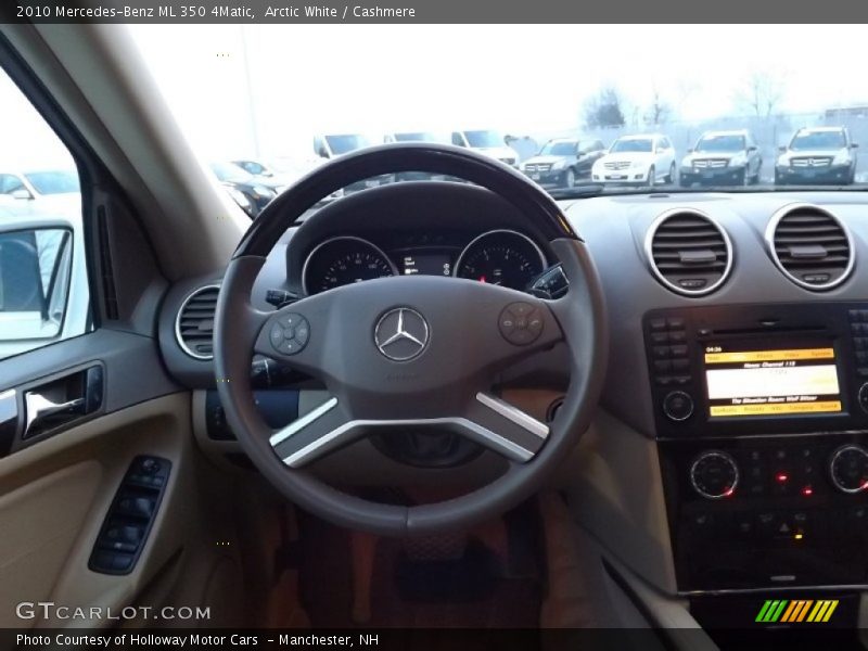 Arctic White / Cashmere 2010 Mercedes-Benz ML 350 4Matic