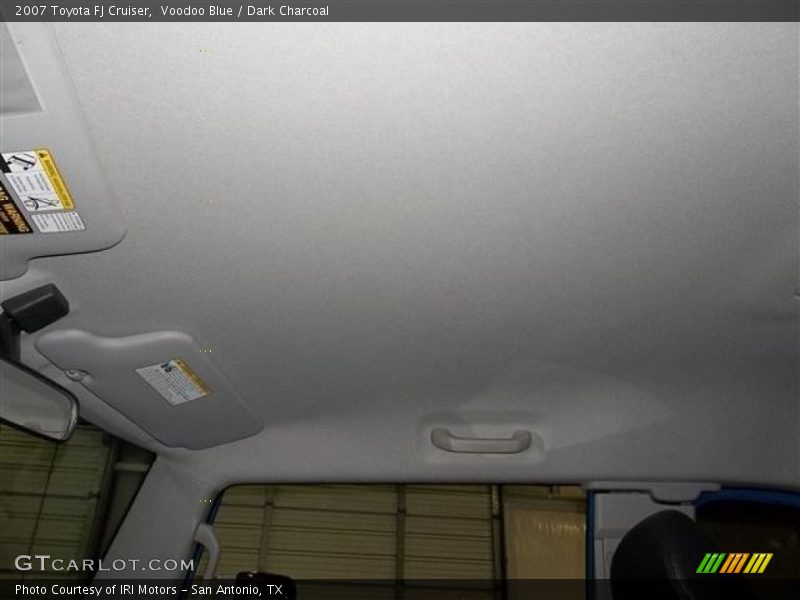 Voodoo Blue / Dark Charcoal 2007 Toyota FJ Cruiser