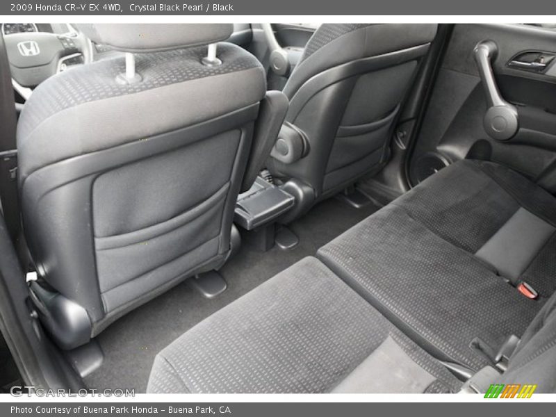 Crystal Black Pearl / Black 2009 Honda CR-V EX 4WD