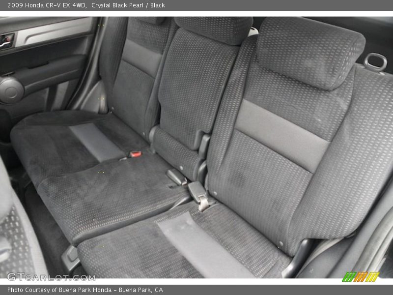 Crystal Black Pearl / Black 2009 Honda CR-V EX 4WD