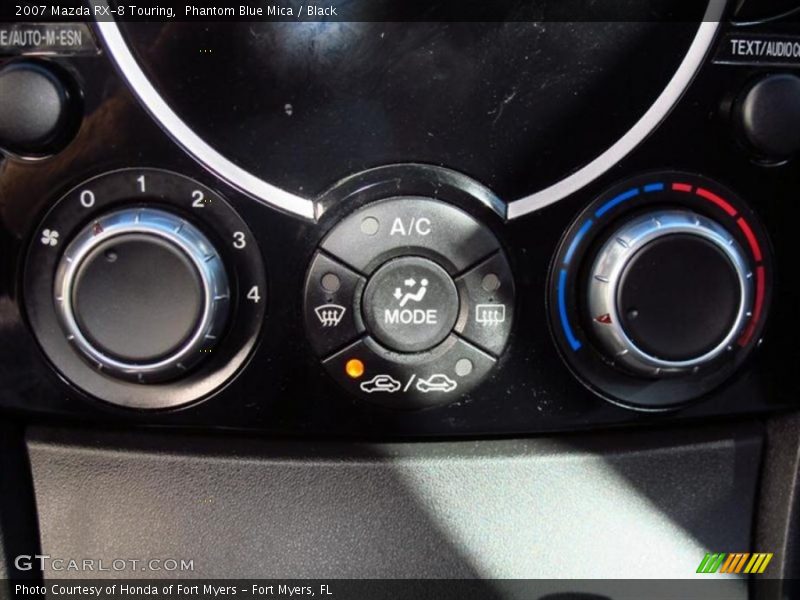 Controls of 2007 RX-8 Touring