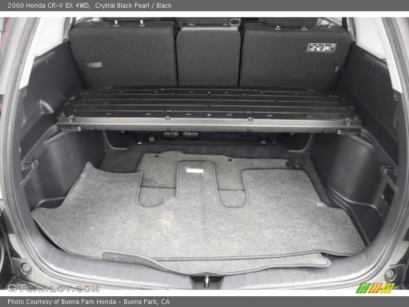 Crystal Black Pearl / Black 2009 Honda CR-V EX 4WD
