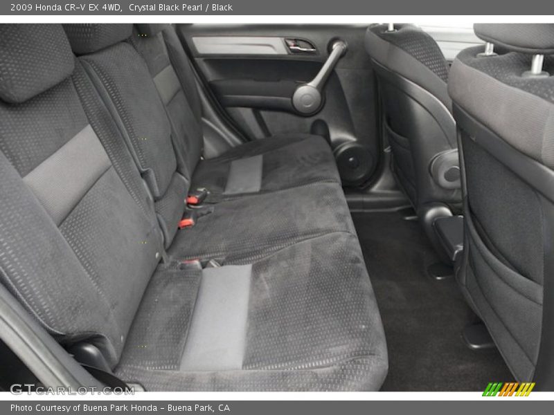 Crystal Black Pearl / Black 2009 Honda CR-V EX 4WD