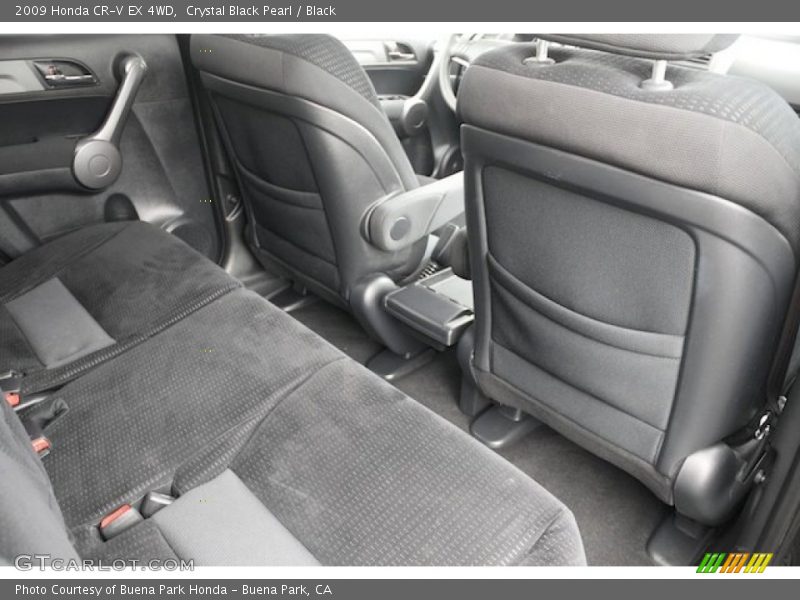 Crystal Black Pearl / Black 2009 Honda CR-V EX 4WD