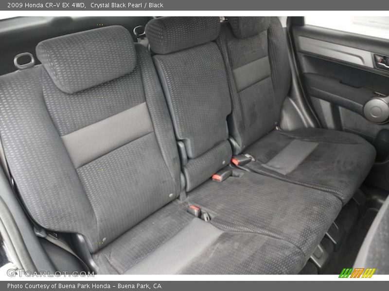Crystal Black Pearl / Black 2009 Honda CR-V EX 4WD
