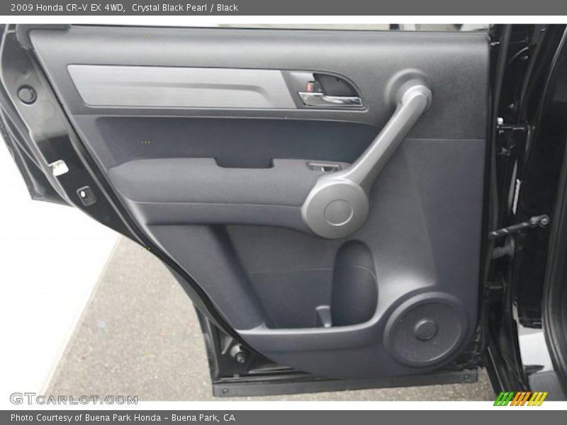 Crystal Black Pearl / Black 2009 Honda CR-V EX 4WD