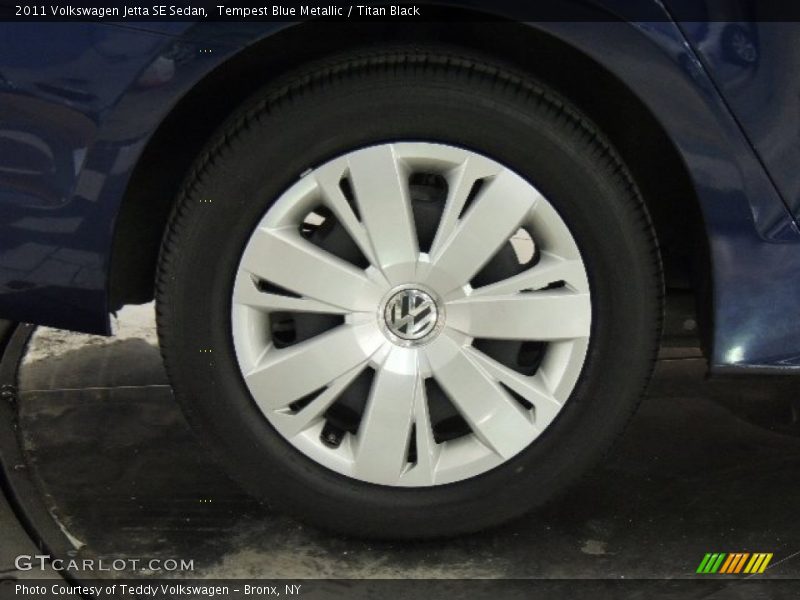 Tempest Blue Metallic / Titan Black 2011 Volkswagen Jetta SE Sedan