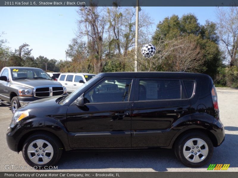 Shadow Black / Black Cloth 2011 Kia Soul 1.6