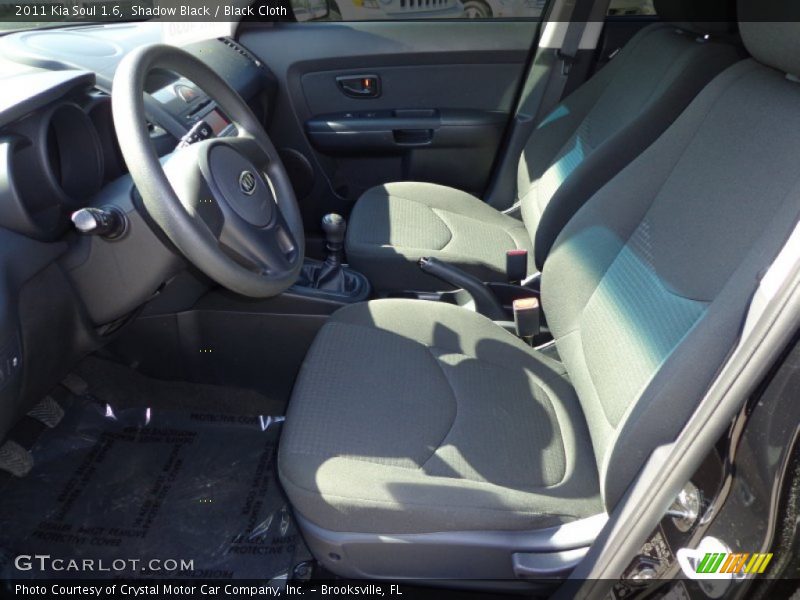 Shadow Black / Black Cloth 2011 Kia Soul 1.6